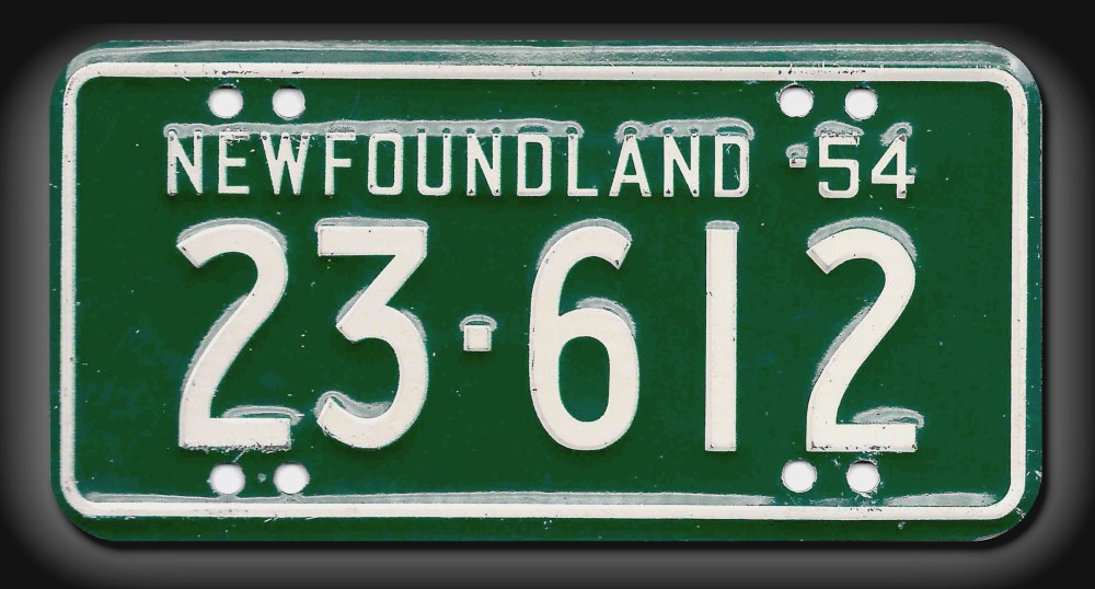 1954 Wheat Puffs License Plates miniature license plate sample